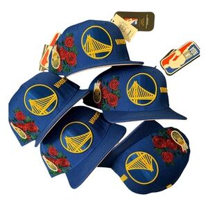 NBA GOLDEN STATE WARRIORS LAKERS ROSES UNISEX SNAPBACK HAT